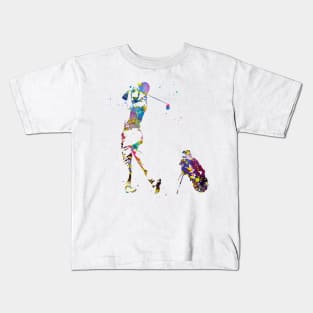 Man golfer Kids T-Shirt